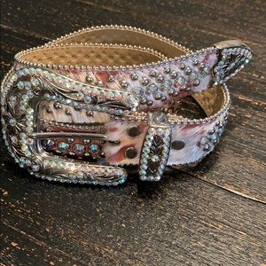 BB Simon belt pink & light pink size small